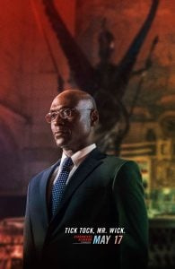 JOHN WICK: KAPITOLA 3 – PARABELLUM, plakát s postavou USA, Lance Reddick