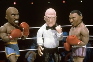   Mills memainkan versi animasi dirinya di Celebrity Deathmatch