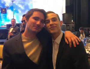   Adam Rippon och Sam Greisman