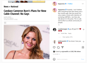  জোডি সুইটিন জোজো সিওয়াকে সমর্থন করে's statements against Candace Cameron Bure