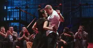 MAGISK MIKE'S LAST DANCE, front, from left: Salma Hayek, Channing Tatum