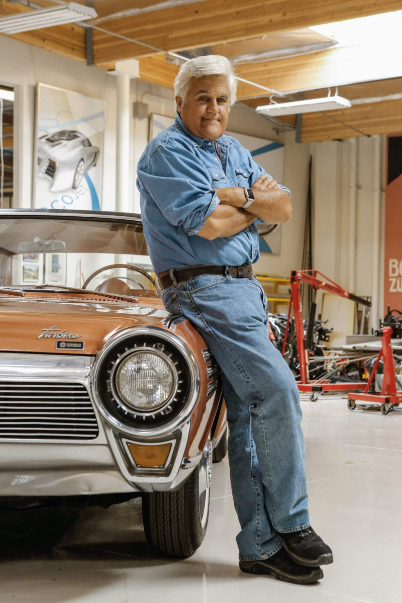 ΤΖΑΙ ΛΕΝΟ'S GARAGE, host Jay Leno