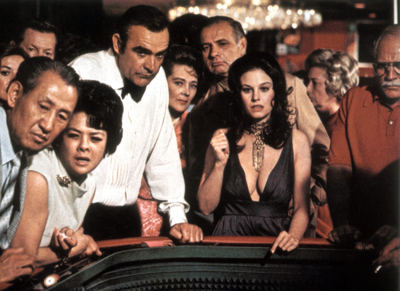  DIAMONDS ADALAH SELAMANYA, Sean Connery, Lana Wood, 1971