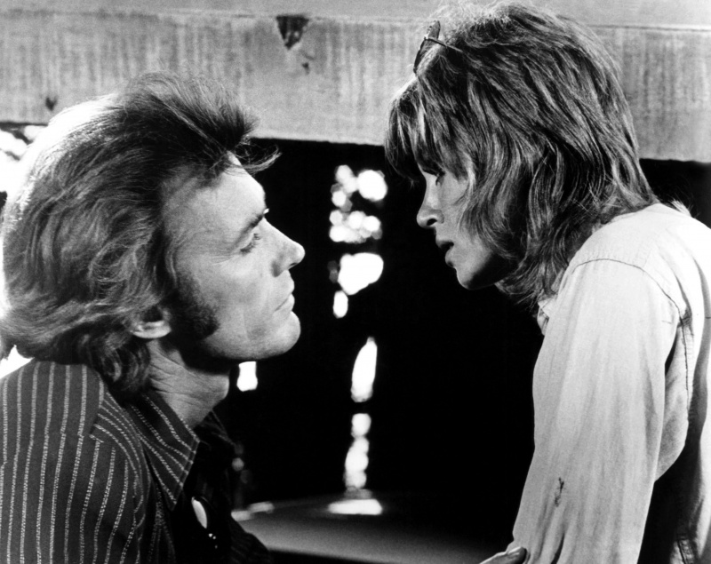  TOQUE MISTY FOR ME, da esquerda, Clint Eastwood, Donna Mills, 1971