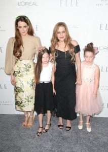   Riley Keough, Lisa Marie Presley, Finley Aaron Love Lockwood, Harper Vivienne Ann Lockwood