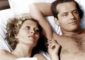   CHINATOWN, de gauche à droite, Faye Dunaway, Jack Nicholson