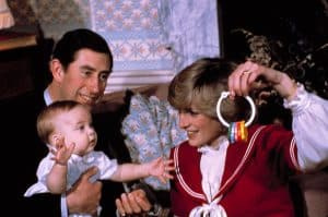   Princ Charles, princ William, princeza Diana