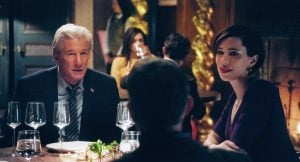   O JANTAR, da esquerda: Richard Gere, Steve Coogan, Rebecca Hall