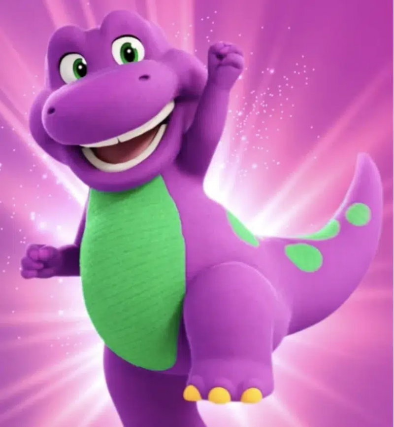  Újonnan újratervezett Barney