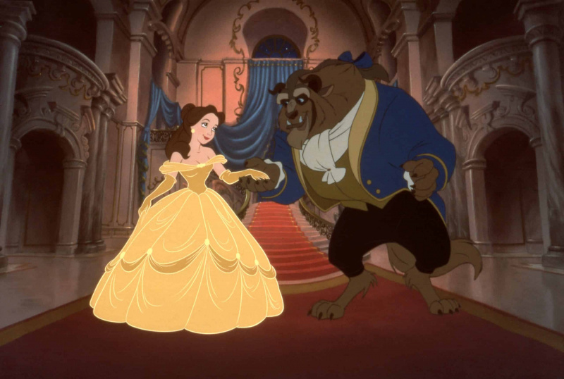  BEAUTY AND THE BAST, BEAUTY AND THE BEST, Belle (suara: Paige O'Hara), Beast (voice: Robby Benson), 1991
