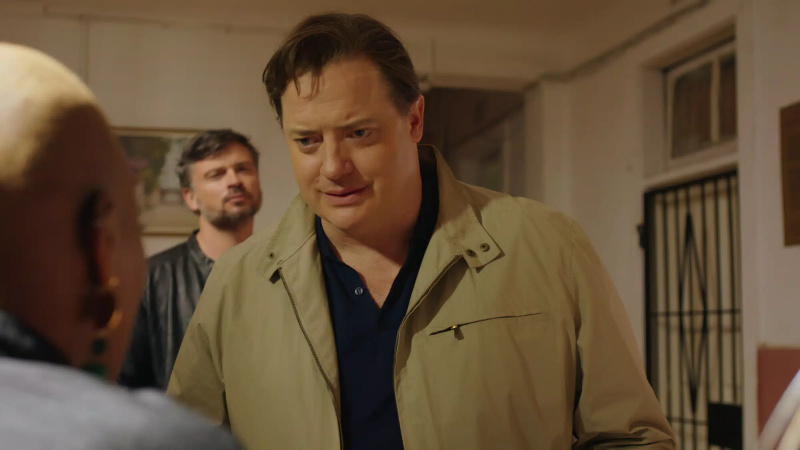 PROFESSIONALS, des de l'esquerra: Tom Welling (darrera), Brendan Fraser, Snipe Hunt',