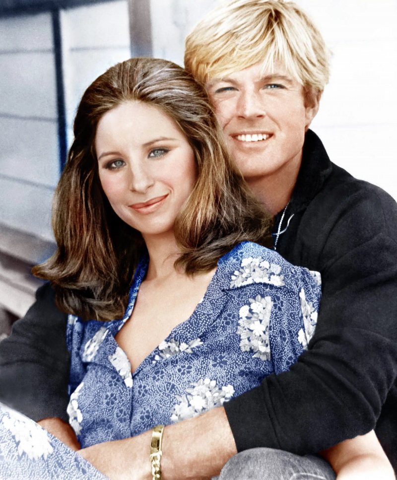  THE WAY WE WERE, จากซ้าย, Barbra Streisand, Robert Redford, 1973