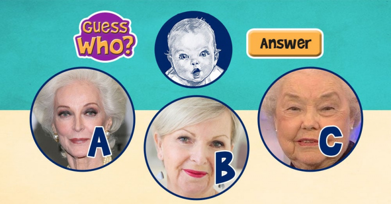 Adivinha quem era o bebê Gerber?