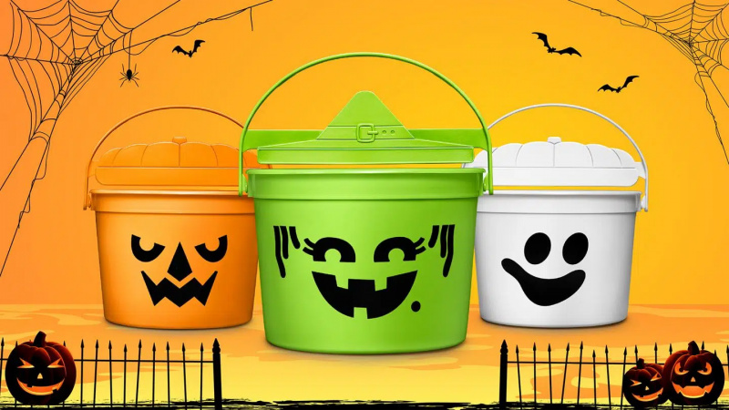  МцДоналд's Halloween pails