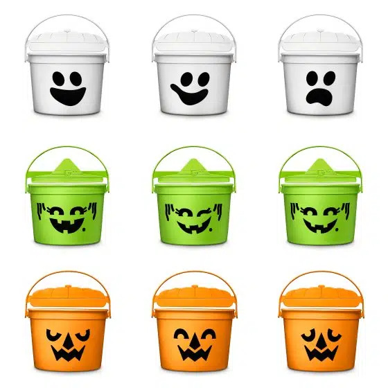 găleți de Halloween mcdonalds