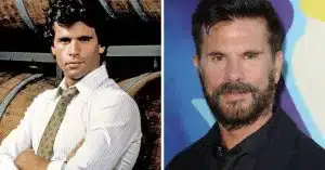   Lorenzo Lamas del elenco de Falcon Crest y después