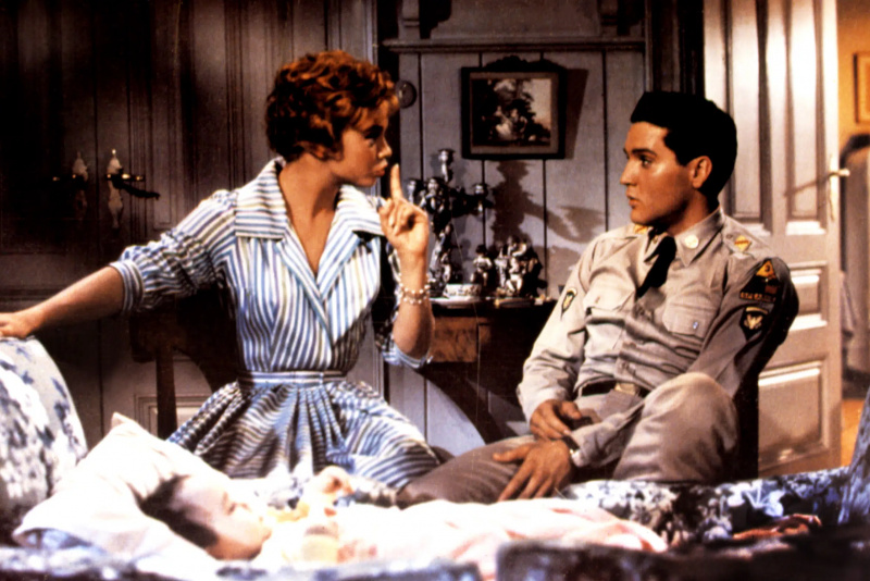  GI. BLUES, Juliet Prowse, Elvis Presley, 1960