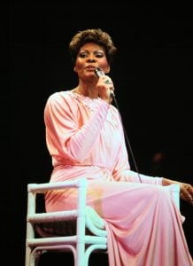 Dionne Warwick hade en hälsoskräck i torsdags