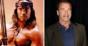   Arnoldas Schwarzeneggeris iš „Conan the Barbarian“ aktorių