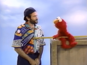  Tant Robin Williams com Elmo es van riure bé