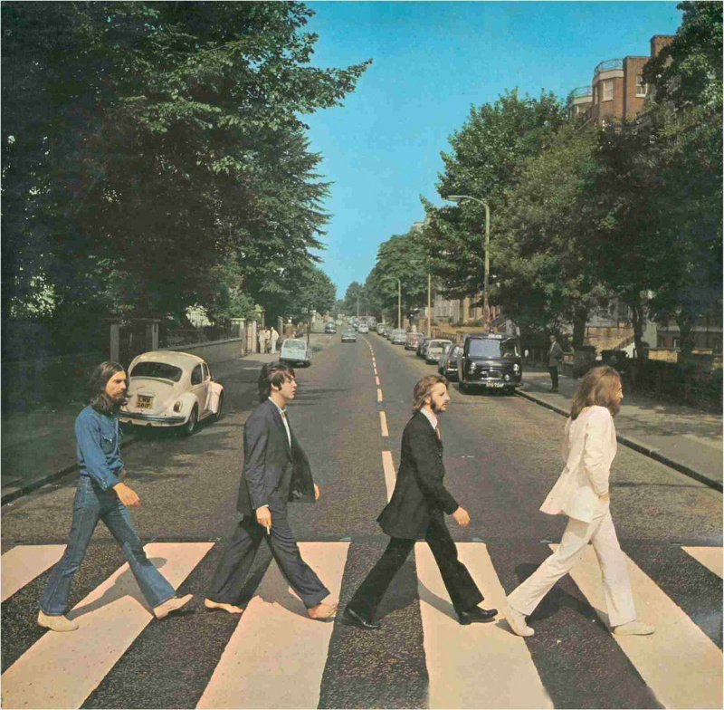  Gli scarafaggi' 'Abbey Road' album cover