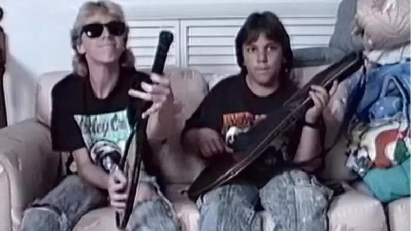 Wayne Campbell και Garth Algar metallica