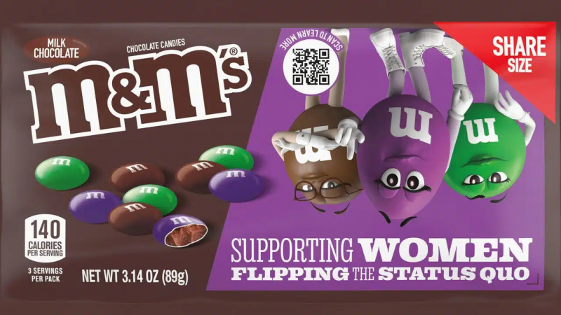 Novi M&M's packaging