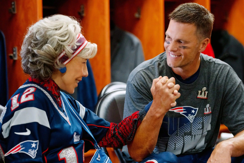  80 FÜR BRADY, von links: Lily Tomlin, Tom Brady, 2023