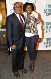   TV reporting mag-asawang Al Roker at Deborah Roberts