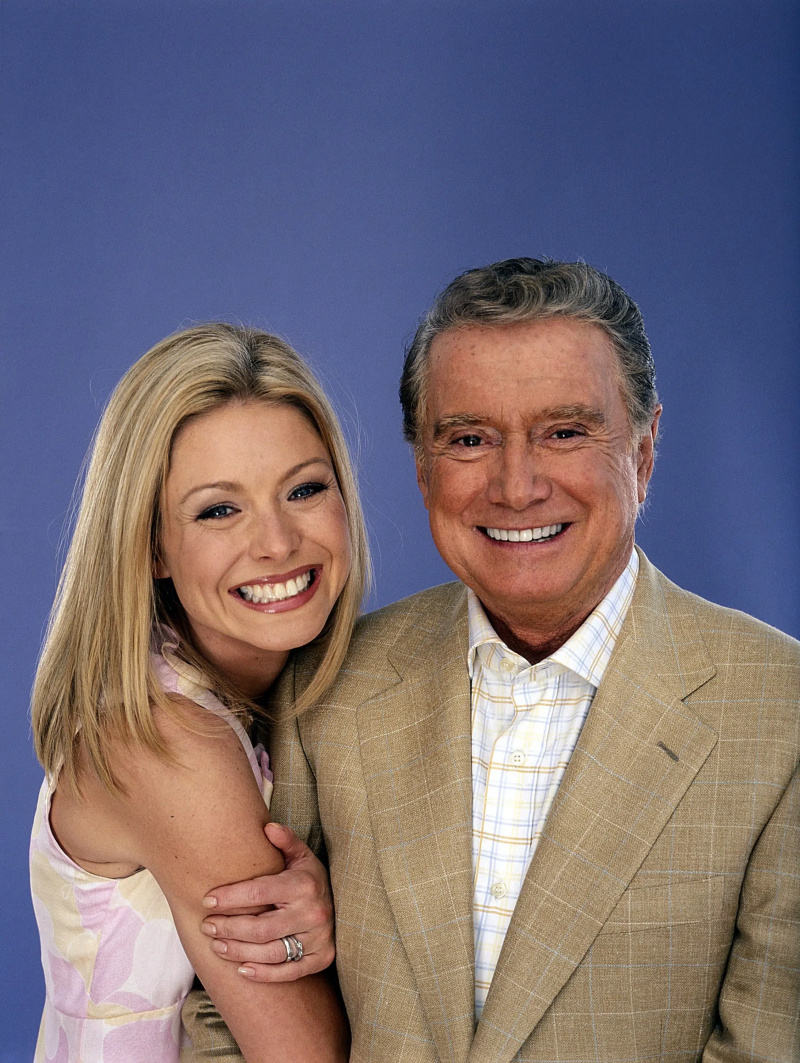  AO VIVO COM REGIS E KELLY, da esquerda para a direita: Kelly Ripa, Regis Philbin, 2001-2011