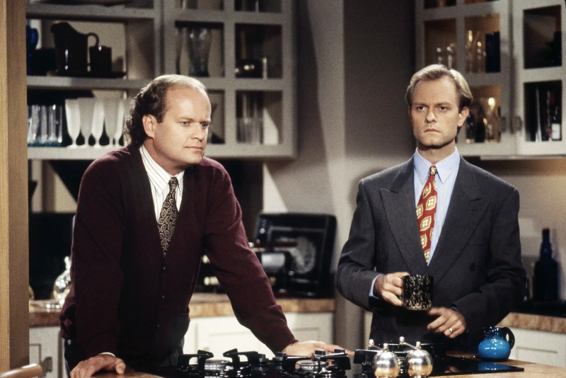 FRASIER, fra venstre: Kelsey Grammer, David Hyde Pierce, 1993-2004