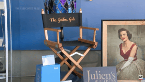   Бяло's chair from The Golden Girls