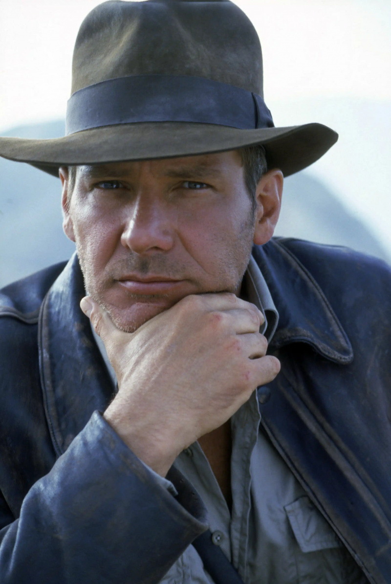  INDIANA JONES I L'ÚLTIMA CRUADA, Harrison Ford com Indiana Jones, 1989