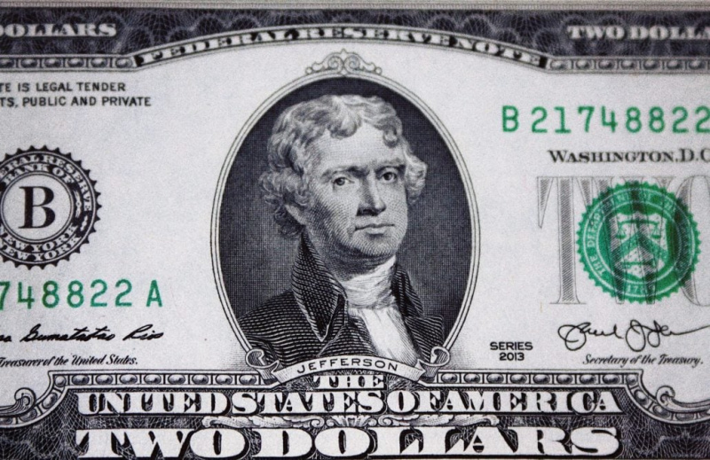  2 dolerių banknotas