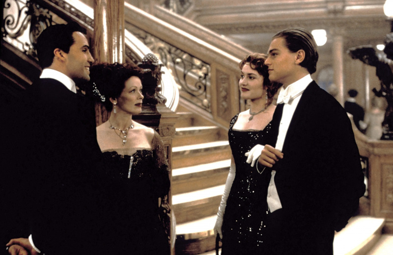  TITANIC, Billy Zane, Frances Fisher, Kate Winslet, Leonardo Di Caprio, 1997