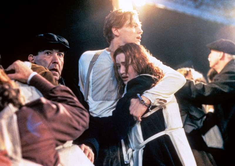  TITANIC, David Warner, Leonardo Di Caprio, Kate Winslet, 1997