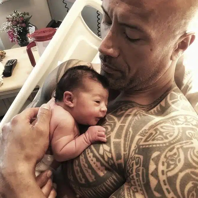   Dwayne Johnson's kids