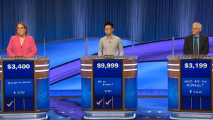 Uma pergunta sobre a Bíblia recebeu várias respostas diferentes dos participantes do Jeopardy!