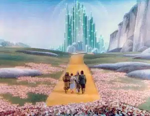   THE WIZARD OF OZ, Bert Lahr, Judy Garland, Jack Haley, Ray Bolger