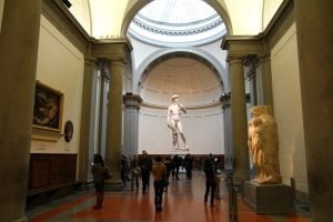   Michelangelo's David statue