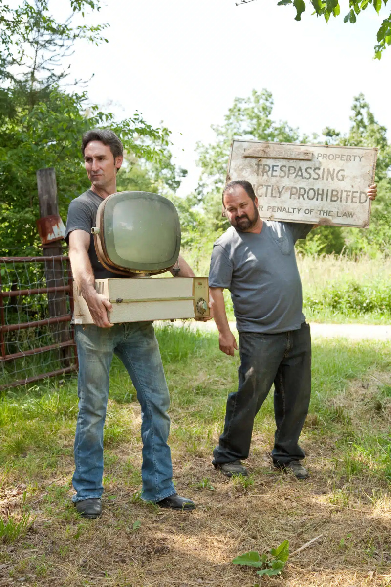  AMERICAN PICKERS, (fra venstre): Mike Wolfe, Frank Fritz