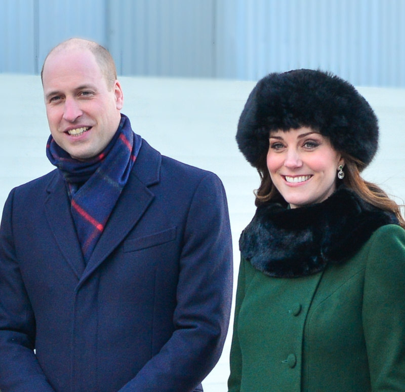  Prins William och hans fru prinsessan Kate