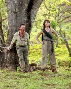   Michael Emerson และ Furlan ใน LOST