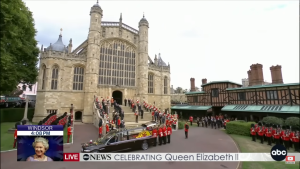   Rainha Elizabeth foi sepultada em St. George's Chapel