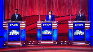   One night of Jeopardy! predstavljenih več kot 20 trojnih stumperjev