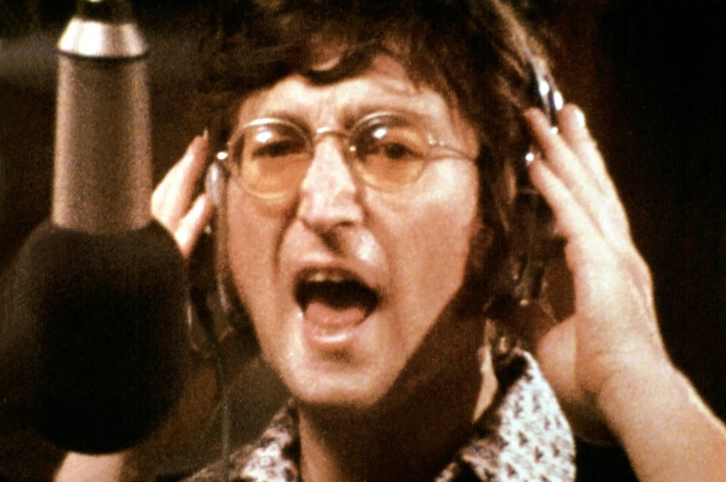 דמיין: ג'ון לנון, ג'ון לנון, 1988, תמונה מהקלטה של'Imagine' album, 1971