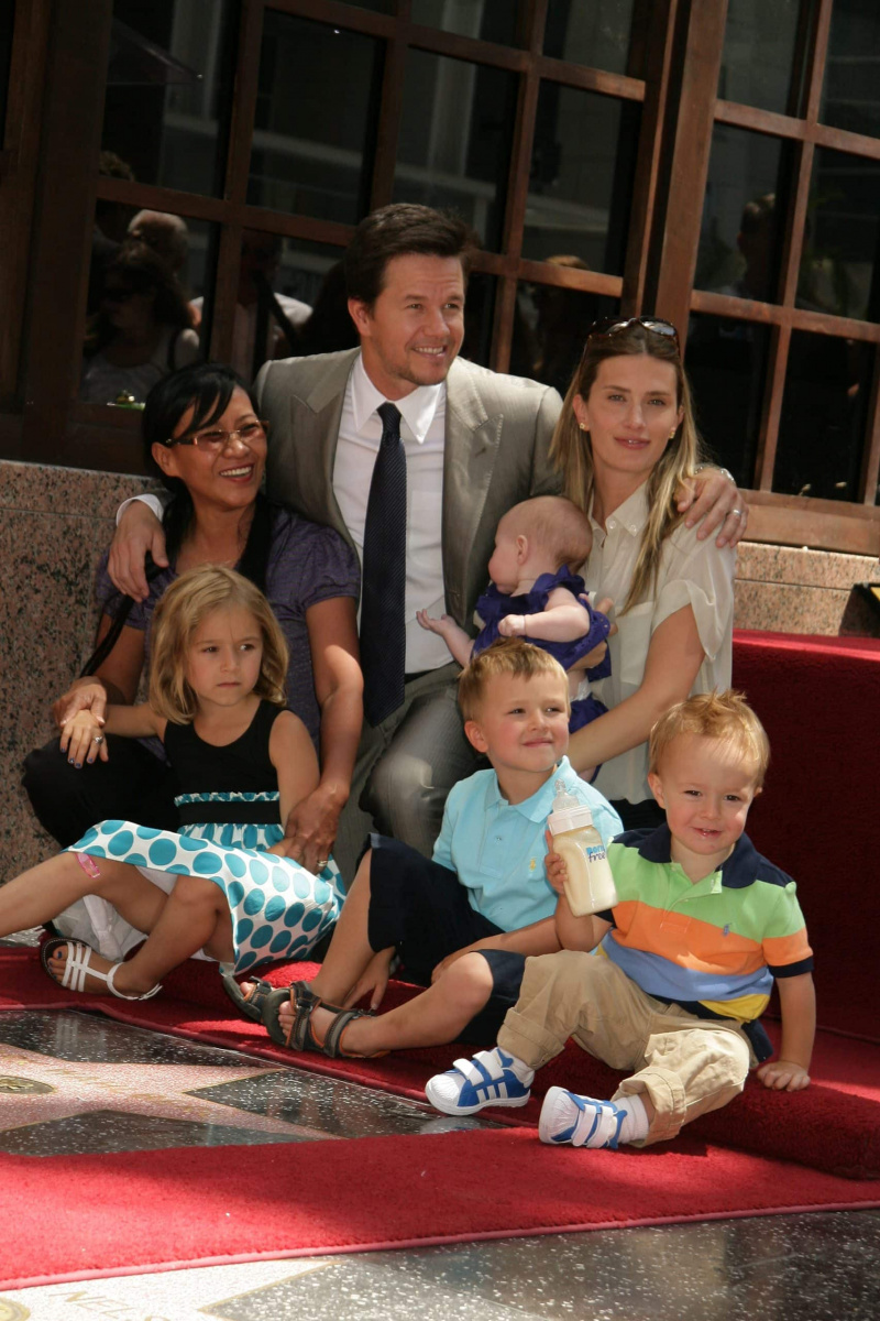  Mark Wahlberg, Ehefrau Rhea Durham, Kinder Ella, Michael, Brendan, Grace Margaret