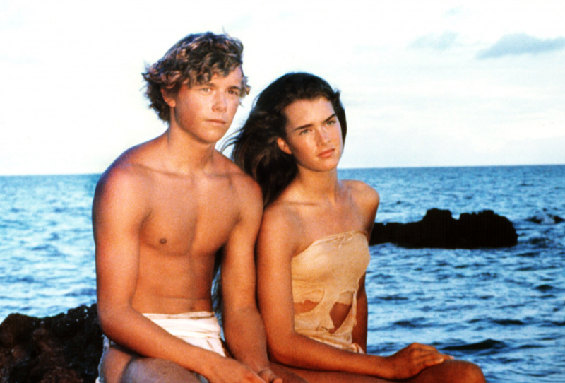  SININE LAGUUN, Christopher Atkins, Brooke Shields, 1980