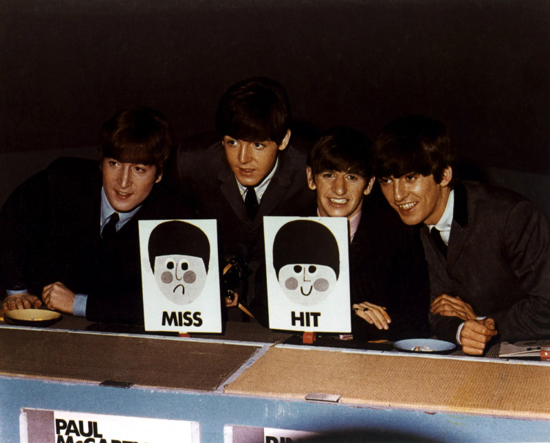  JUKE BOX JURY, The Beatles, John Lennon, Paul McCartney, Ringo Starr, George Harrison, 12/1963